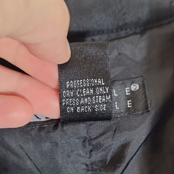 Carole Little 100% Silk Button Up Jacket Size L Floral Sequin Quilted Rose Lined - Picture 13 of 16